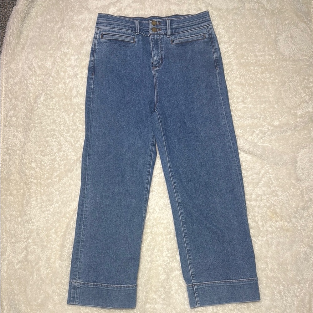 Ann Taylor Blue Ankle Cropped Jeans